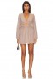 Women Dresses | Lovers + Friends Josephine Mini Dress Rose Gold & Silver