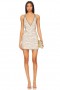 Women Dresses | Lovers + Friends Lucia Embellished Mini Dress Black & Ivory