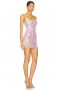 Women Dresses | Lovers + Friends Maria Sequin Mini Dress Silver And Pink