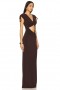 Women Dresses | Lovers + Friends Mia Gown Chocolate Brown