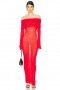 Women Dresses | Lovers + Friends Peregrine Off The Shoulder Maxi Dress Red