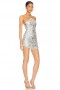 Women Dresses | Lovers + Friends Quinn Embellished Mini Dress Silver