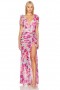 Women Dresses | Lovers + Friends X Anja Dujakovi? Jade Gown Pink Floral Multi