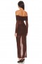 Women Dresses | Lovers + Friends X Anja Dujaković Fio Maxi Dress Chocolate Brown