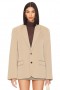 Women Jackets & Coats | Lovers + Friends Joan Blazer Tan