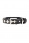 Women | Lovers + Friends Mina Leather Belt Black & Silver