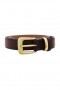 Women | Lovers + Friends Tali Leather Belt Brown & Gold