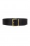 Women | Lovers + Friends Wide Belt Black & Gold