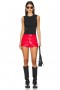 Women Shorts | Lovers + Friends Colson Faux Leather Short Ruby Red