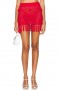 Women Skirts | Lovers + Friends Domitilla Crochet Mini Skirt Red