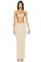 Women Skirts | Lovers + Friends Josephine Maxi Skirt Tan & Gold