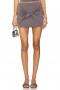 Women Skirts | Lovers + Friends Leah Mini Skirt Slate Grey