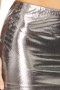 Women Skirts | Lovers + Friends Liza Mini Skirt Silver Chrome