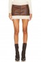 Women Skirts | Lovers + Friends Luanne Mini Skirt Walnut