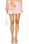 Women Skirts | Lovers + Friends Petal Mini Skirt Pink Nola Floral