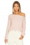 Women Sweaters & Knits | Lovers + Friends Alayah Off Shoulder Sweater Soft Pink