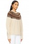 Women Sweaters & Knits | Lovers + Friends Andrea Fairisle Sweater Beige & Brown Multi
