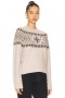 Women Sweaters & Knits | Lovers + Friends Josette Fairisle Sweater Beige & Brown Multi