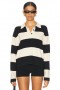 Women Sweaters & Knits | Lovers + Friends Parvati Stripe Sweater Black & Beige