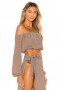 Women Swimsuits & Cover-Ups | Lovers + Friends Nayelli Top Gold