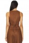 Women Tops | Lovers + Friends Asa Vest Chocolate