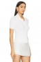 Women Tops | Lovers + Friends Barrie Short Sleeve Polo Cardigan White