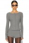 Women Tops | Lovers + Friends Darby Cardigan Dark Grey