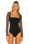 Women Tops | Lovers + Friends Elisabetta Bodysuit Black