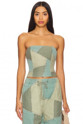 Women Denim | Lovers + Friends Nakita Corset Top Central Market