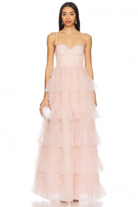 Women Dresses | Lovers + Friends Alba Gown Light Pink