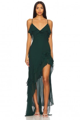 Women Dresses | Lovers + Friends Anisa Gown Dark Green