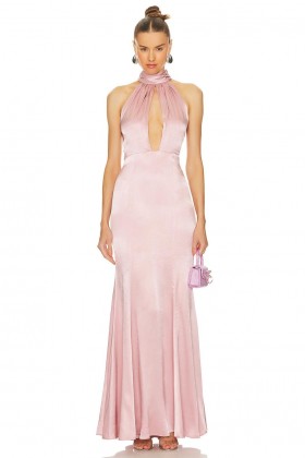 Women Dresses | Lovers + Friends Bridgette Gown Clay Pink
