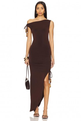 Women Dresses | Lovers + Friends Gabrielle Midi Dress Chocolate Brown