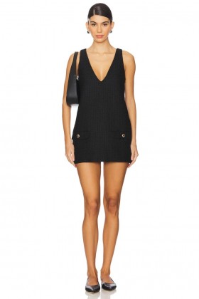 Women Dresses | Lovers + Friends Jacquie Tweed Dress Black