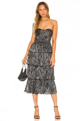 Women Dresses | Lovers + Friends Mya Midi Dress Pewter