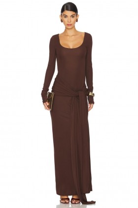 Women Dresses | Lovers + Friends Quinn Gown Chocolate Brown