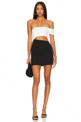 Women Dresses | Lovers + Friends Rowan Mini Dress White & Black