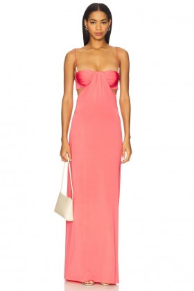 Women Dresses | Lovers + Friends Samantha Gown Coral Pink