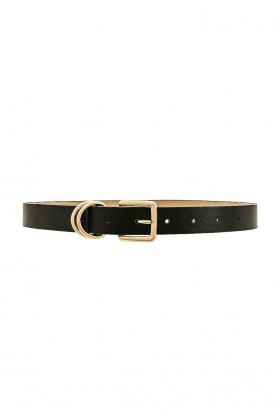 Women | Lovers + Friends Molly Belt Black & Gold