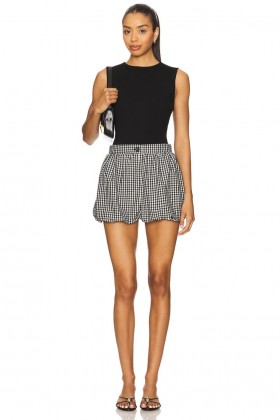 Women Rompers | Lovers + Friends Carolina Romper Black & Gingham
