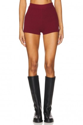 Women Shorts | Lovers + Friends Aine Short Burgundy