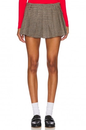 Women Shorts | Lovers + Friends Nicki Skort Black & Tan