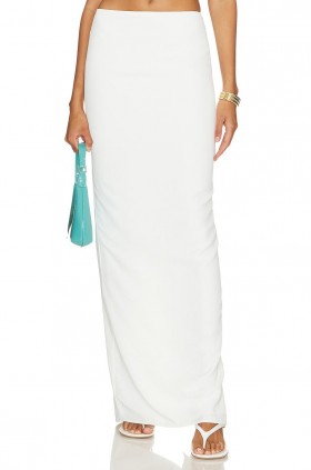 Women Skirts | Lovers + Friends Imani Maxi Skirt Opal White