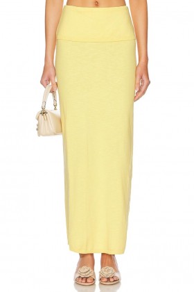 Women Skirts | Lovers + Friends Lumielle Maxi Skirt Baby Yellow