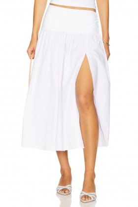 Women Skirts | Lovers + Friends Mac Midi Skirt White