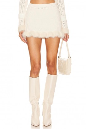 Women Skirts | Lovers + Friends Savannah Skirt Ivory