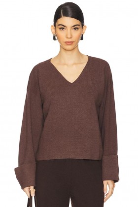 Women Sweaters & Knits | Lovers + Friends Aurelia V Neck Brown