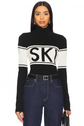 Women Sweaters & Knits | Lovers + Friends Janna Ski Sweater Black & White