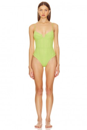 Women Swimsuits & Cover-Ups | Lovers + Friends Fauna One Piece Lime