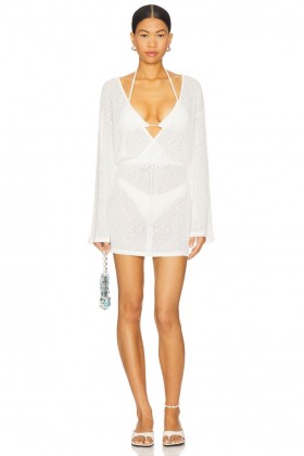 Women Swimsuits & Cover-Ups | Lovers + Friends Freya Mini Dress White